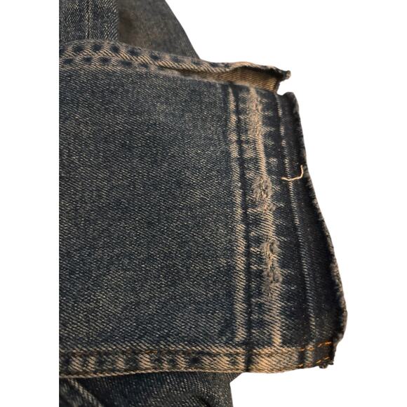 Cotton Citizen Skinny Button Fly Jeans, Split Hem, Medium Wash, Women's Size 24 - Picture 3 of 6